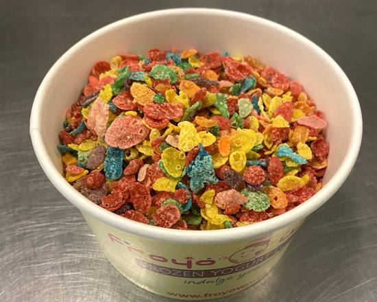 Order Fruity Pebbles Cereal Cup food online from FroyoWorld store, Boston on bringmethat.com