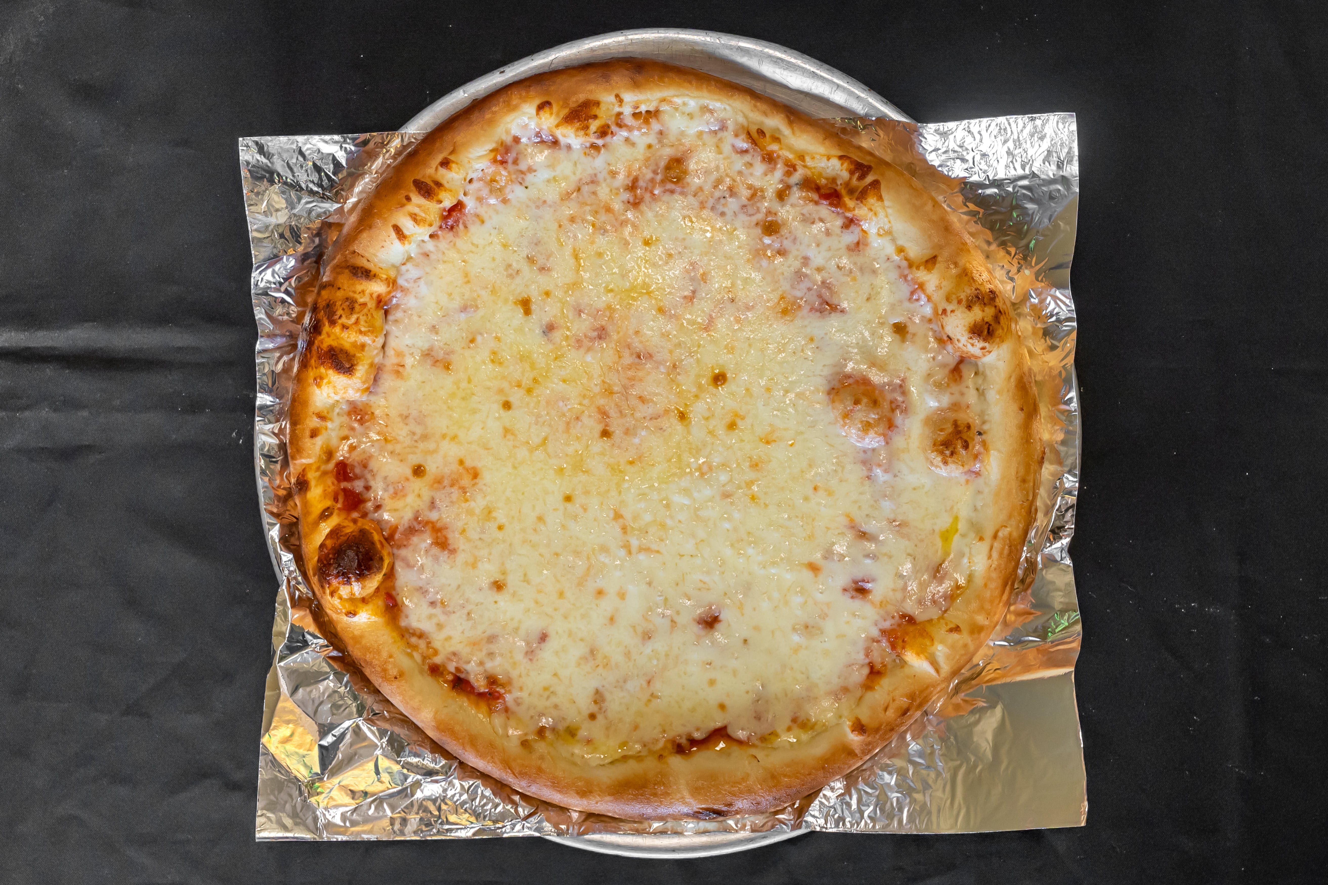 Order Brooklyn Style Plain Cheese Pizza - Personal food online from Dimitri Pizza store, Royersford on bringmethat.com