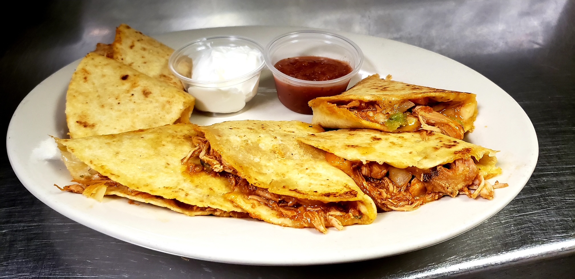 Order Quesadilla food online from Saints Pub + Patio store, Independence on bringmethat.com