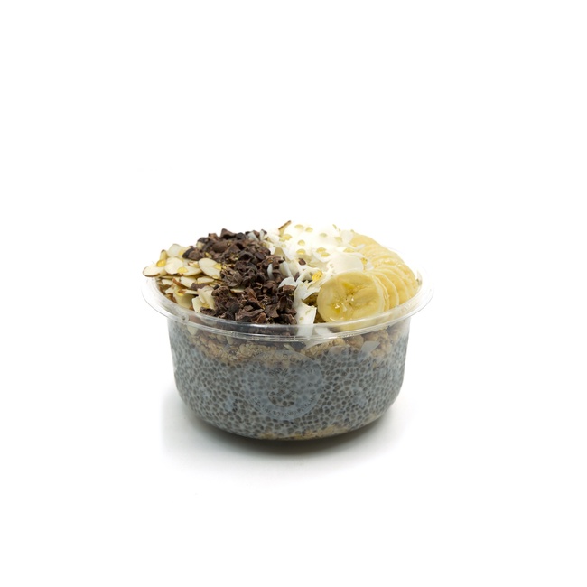 Order Almond Joy- Chia Pudding Bowl food online from Playa Bowls store, Rye on bringmethat.com