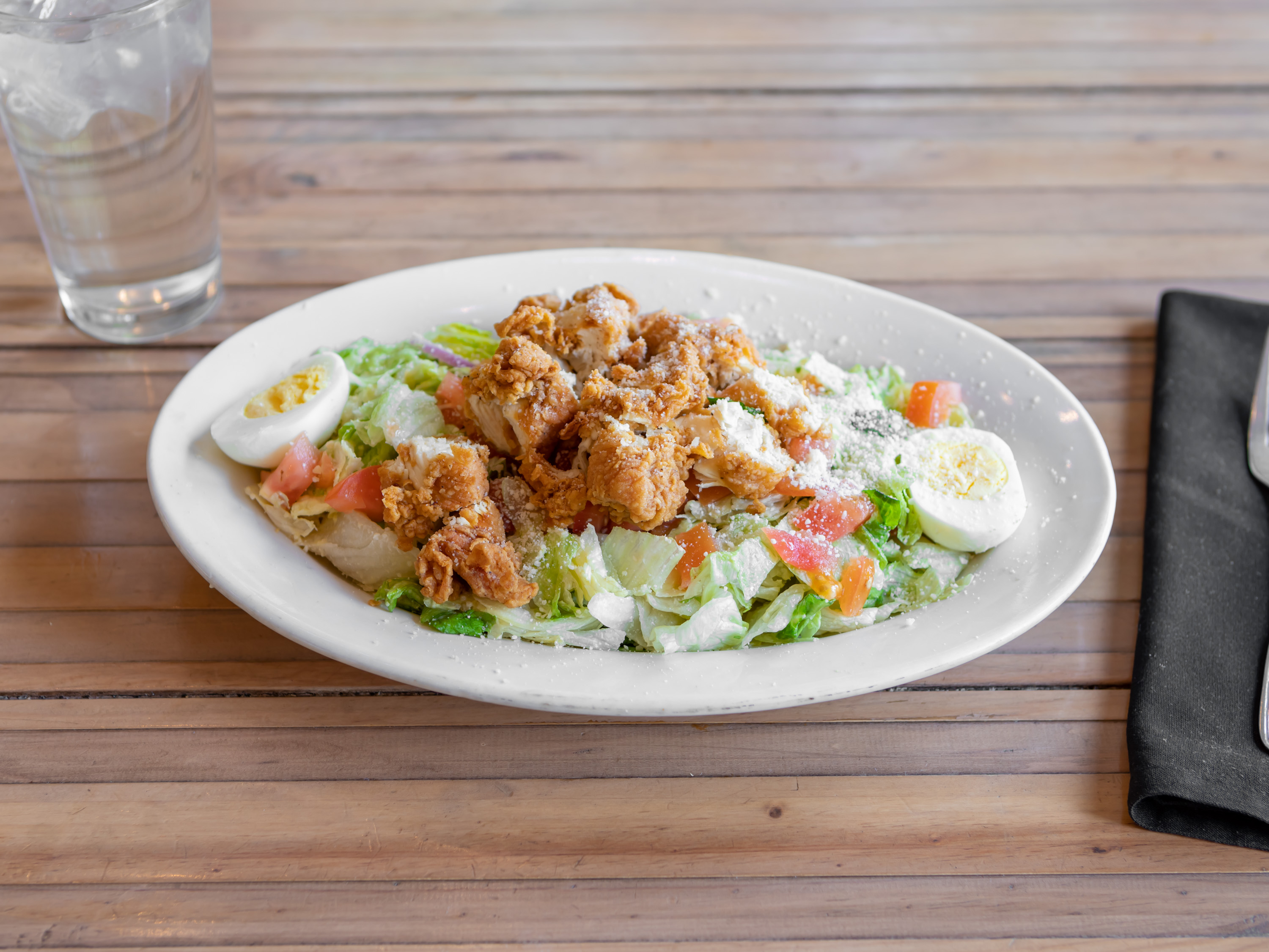 Order Fried Chicken Salad  food online from The Piccadilly at Manhattan store, Saint Louis on bringmethat.com