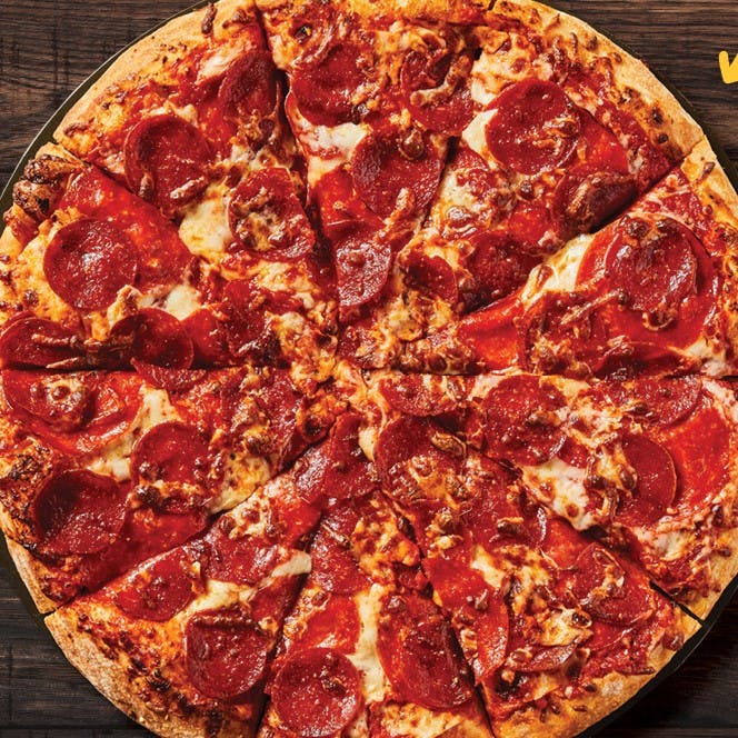 Order Pepperoni Plus Pizza - Small food online from Fox's Pizza Den store, Parkhill on bringmethat.com