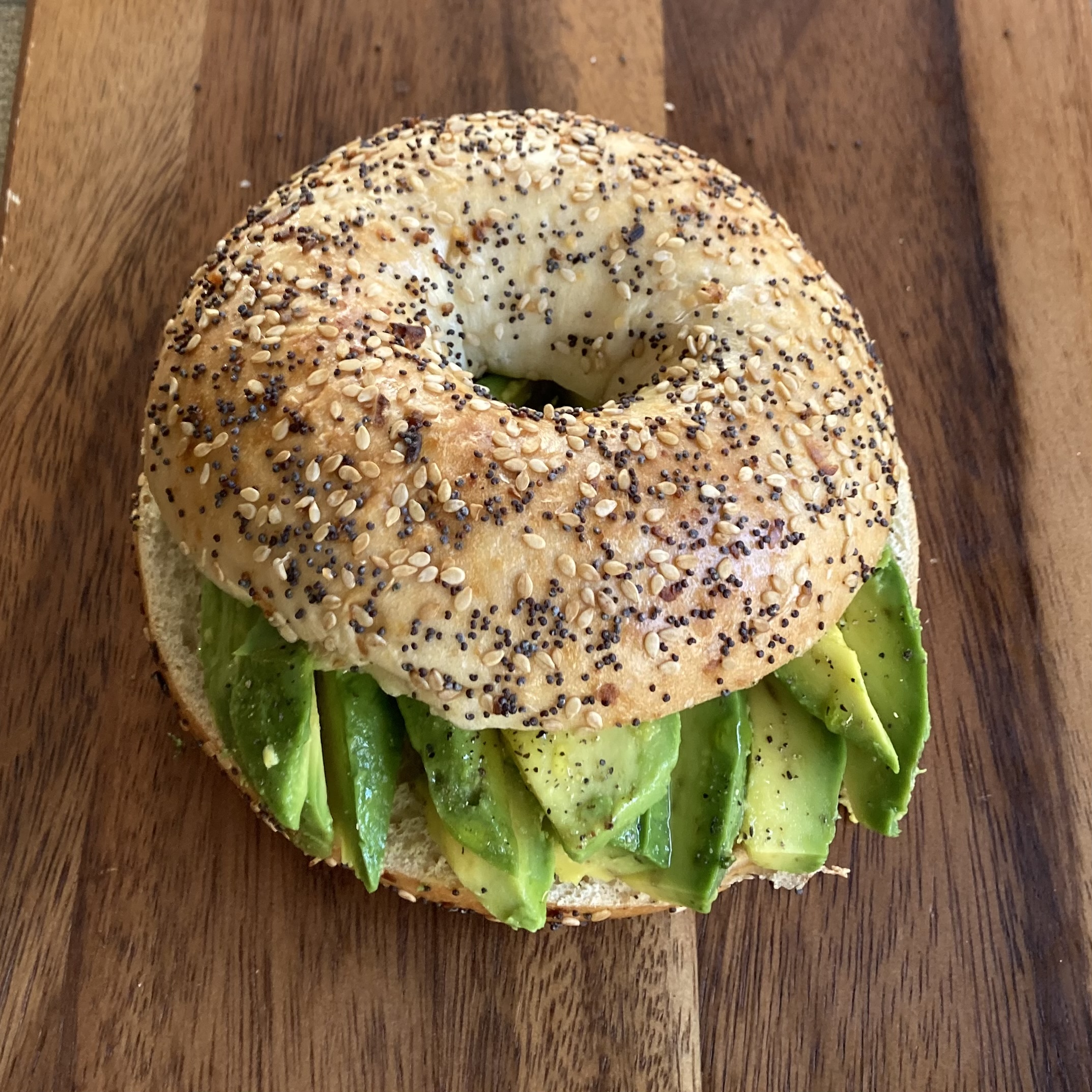 Order Bagel with Avocado food online from B Cup store, New York on bringmethat.com