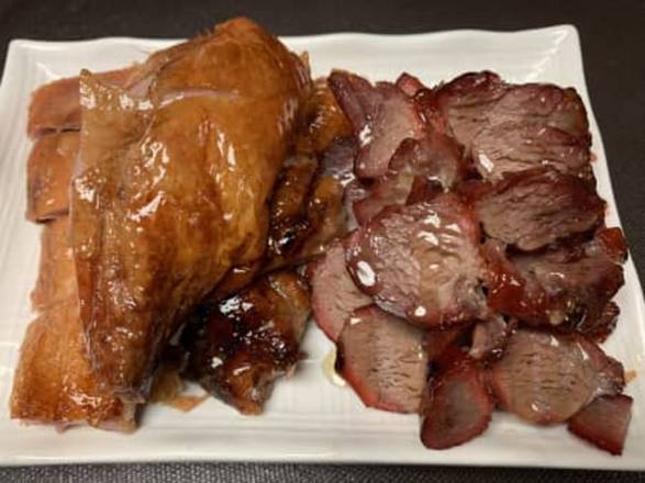 Order 烧鸭叉烧双拼 Roast Duck and Char Siu food online from Golden Eagle Chinese store, Honolulu on bringmethat.com