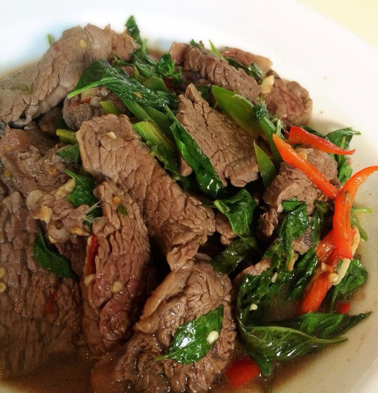 Order Krung Pao Beef food online from Thai House Express On Castro store, San Francisco on bringmethat.com
