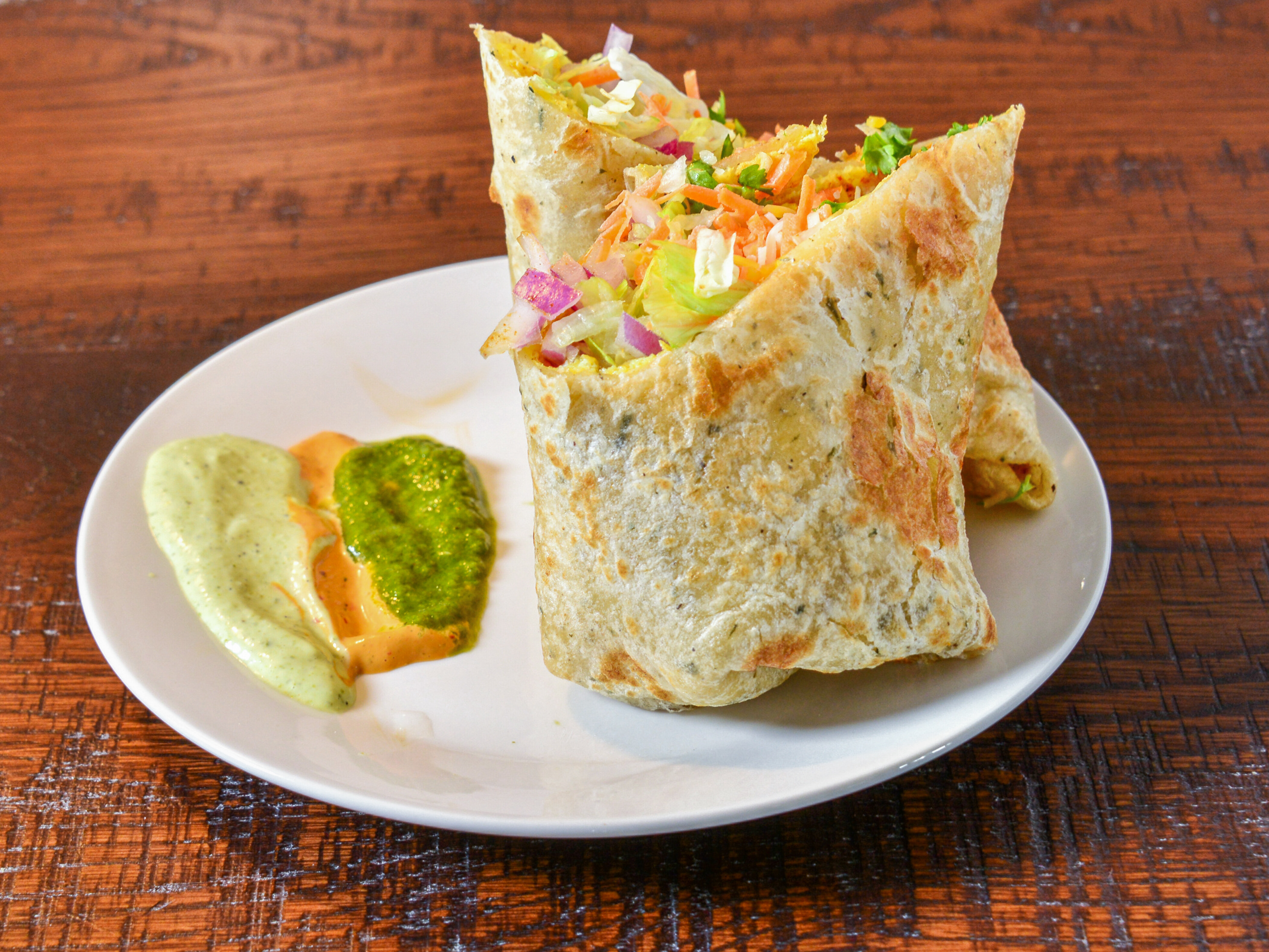 Order Base Wrap food online from Rollz Rice Indian Kitchen store, Lewis Center on bringmethat.com