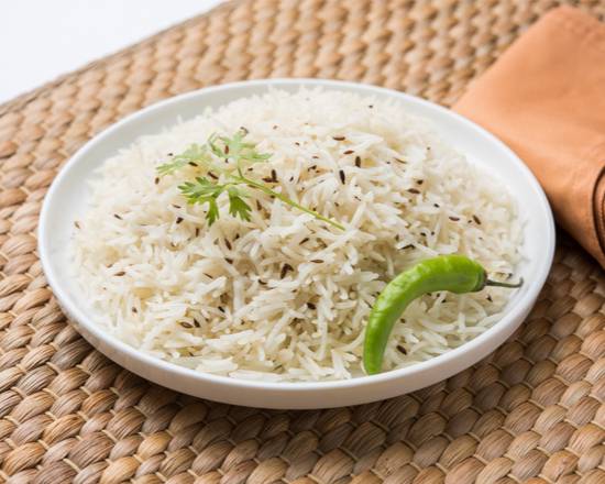 Order Jeera Rice food online from Vegetarian Indian Cafe store, Santa Clara on bringmethat.com