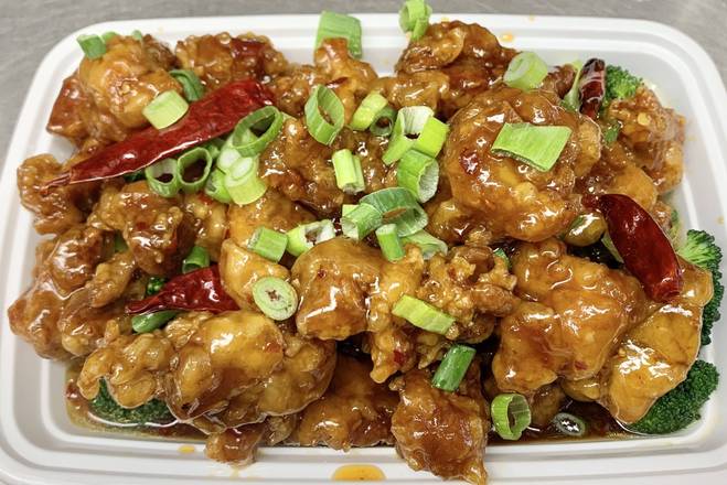 Order General Tso's Chicken (Large) food online from East China store, Winston-Salem on bringmethat.com