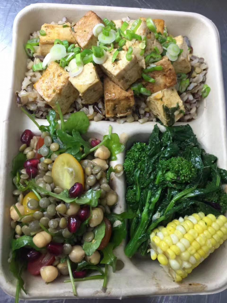 Order Grilled Cajun Tofu Plate food online from Market Crates store, New York on bringmethat.com