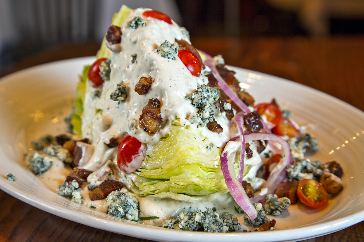 Order Blue Cheese Wedge Salad food online from Kirby Prime Steakhouse store, The Woodlands on bringmethat.com