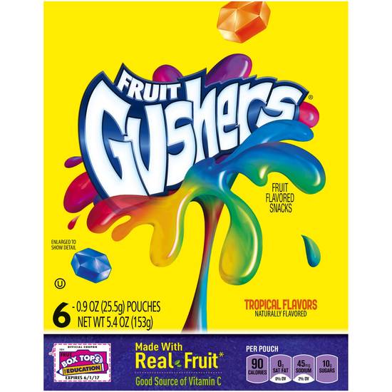 Order Fruit Gushers Fruit Flavored Snacks Tropical Flavors food online from Cvs store, DOVER on bringmethat.com