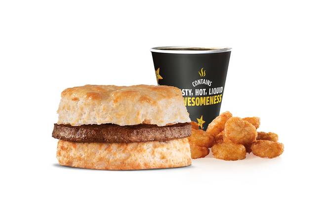 Order Sausage Biscuit Combo food online from Carl's Jr. store, Simi Valley on bringmethat.com
