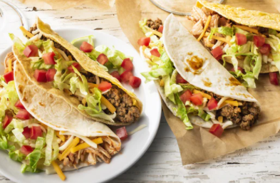 Order Tacos (Soft or Crispy) food online from Slim Chickens - Texarkana store, Texarkana on bringmethat.com