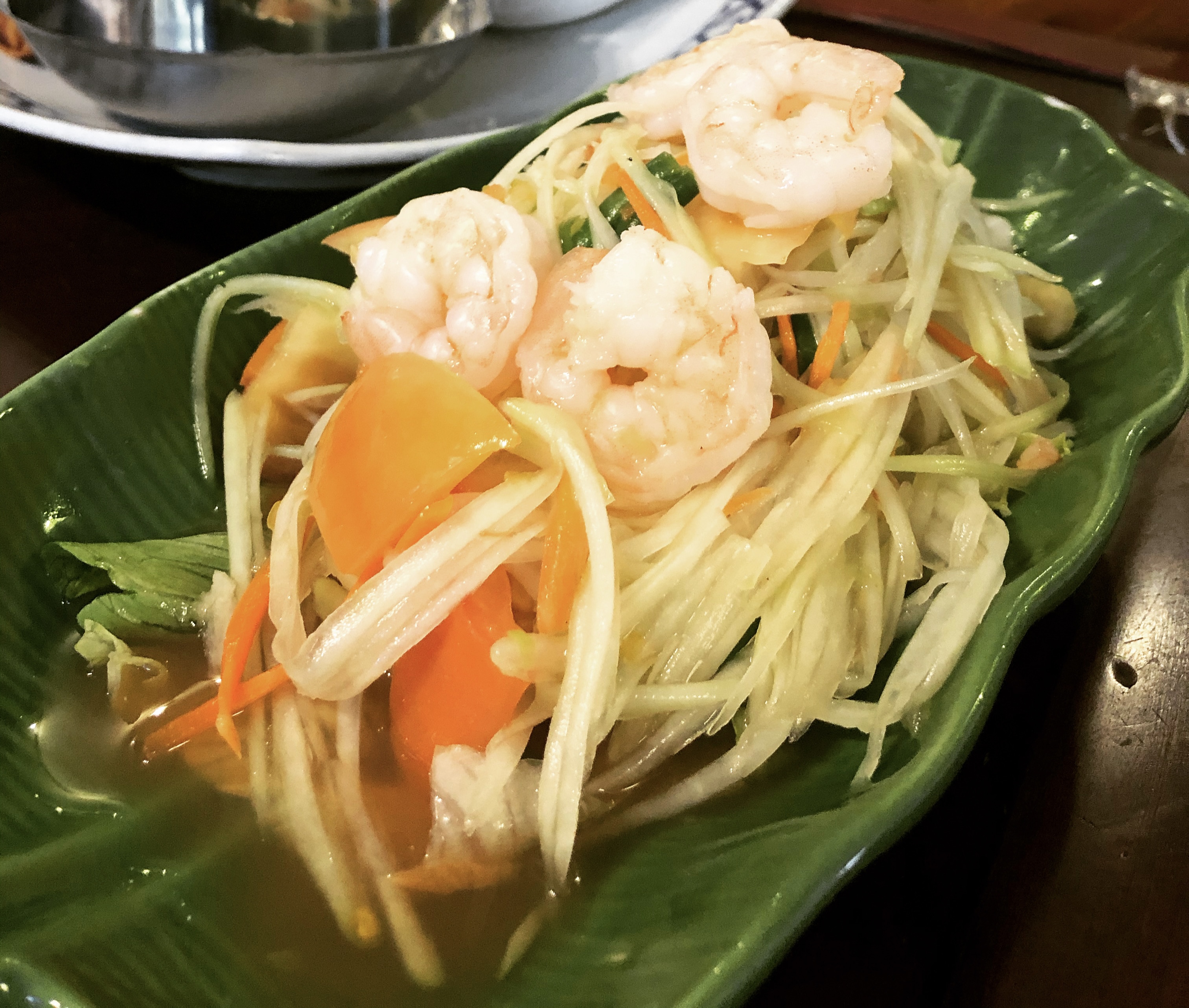 Order Papaya Shrimp Salad food online from Berkeley Thai House store, Berkeley on bringmethat.com