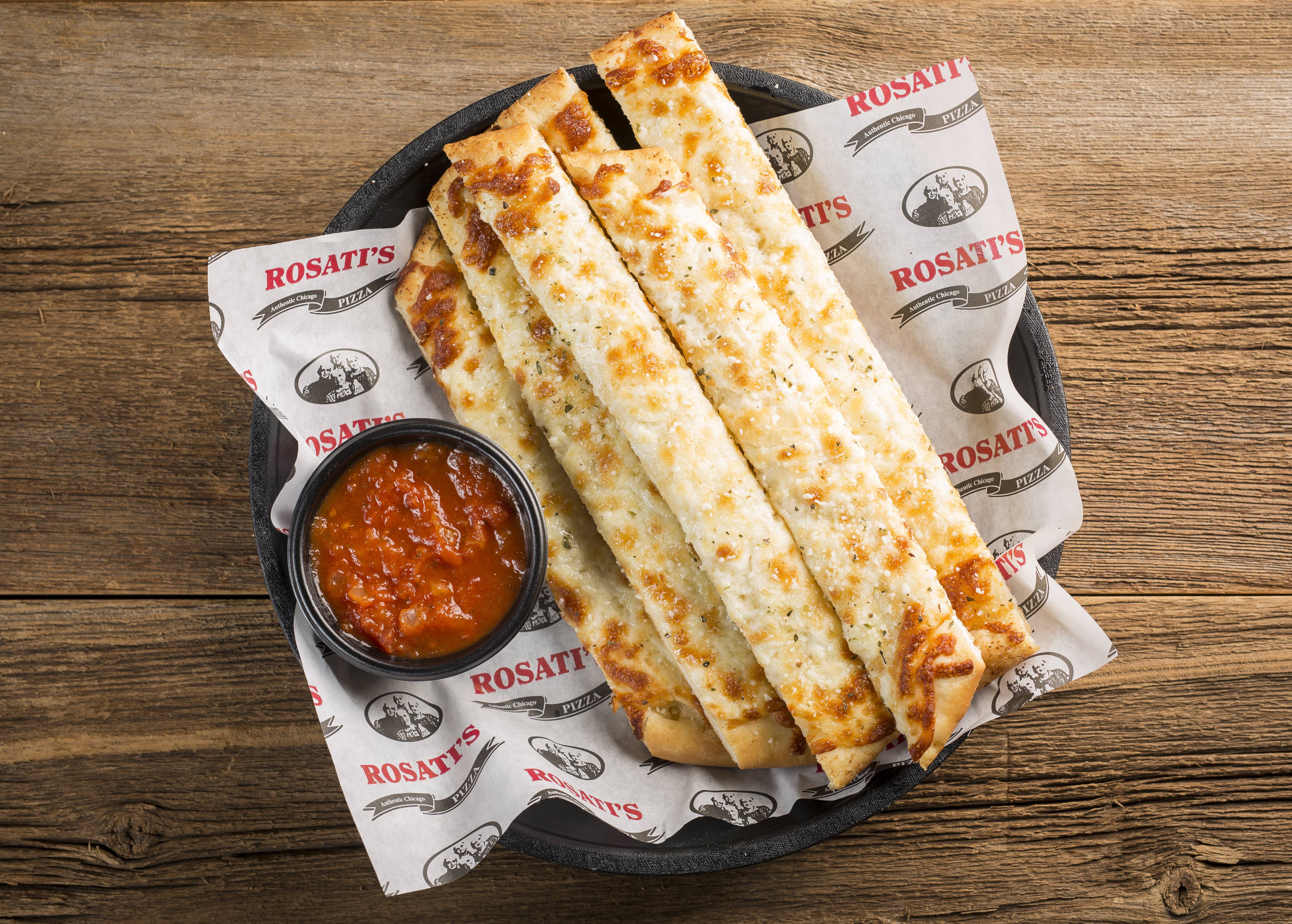 Order Cheesy Bread Stix food online from Rosati Pizza store, Gold Canyon on bringmethat.com