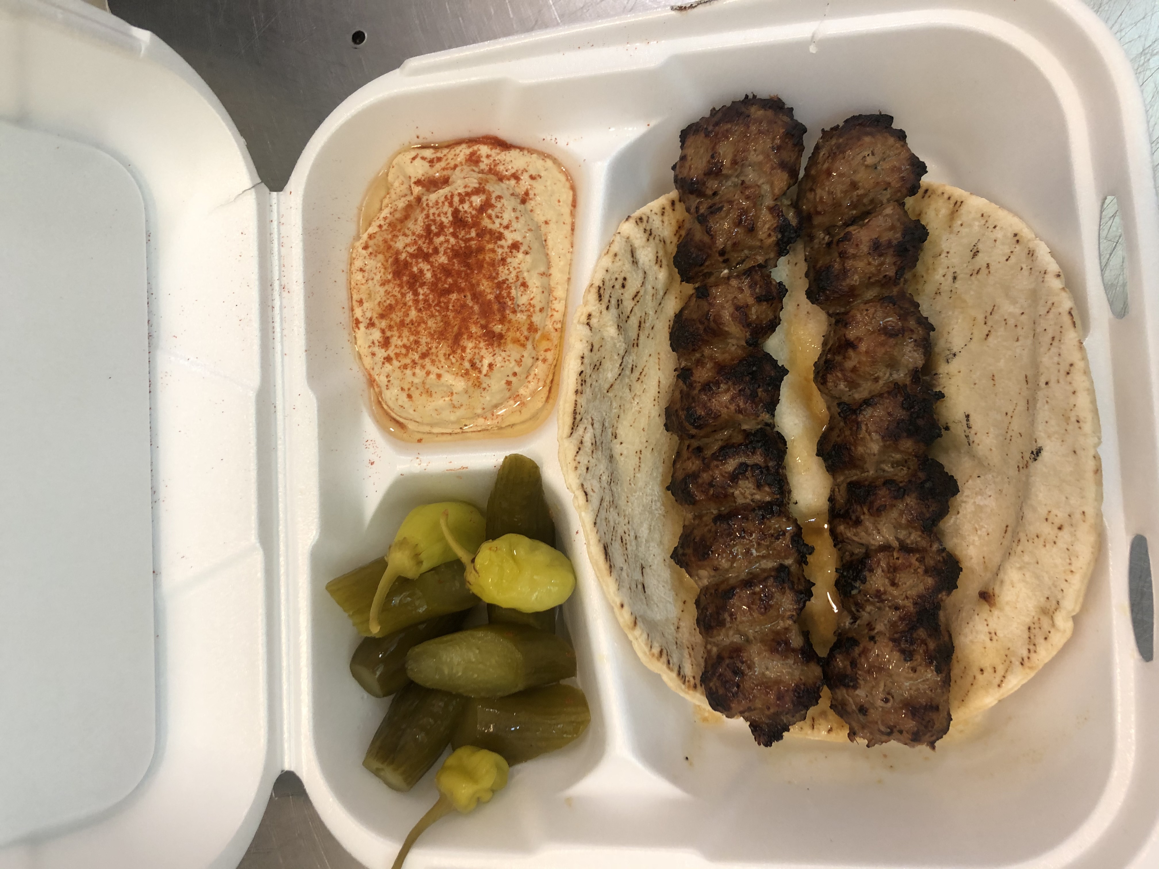 Order 34. Beef Lule with Bread food online from Dream Kabob House store, Los Angeles on bringmethat.com