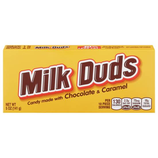 Order Milk Duds Chocolate & Caramel Candy 5oz food online from Caseys Carry Out Pizza store, Braidwood on bringmethat.com
