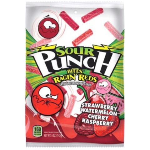 Order Sour Punch Bites Ragin Reds 5oz food online from 7-Eleven store, Las Vegas on bringmethat.com