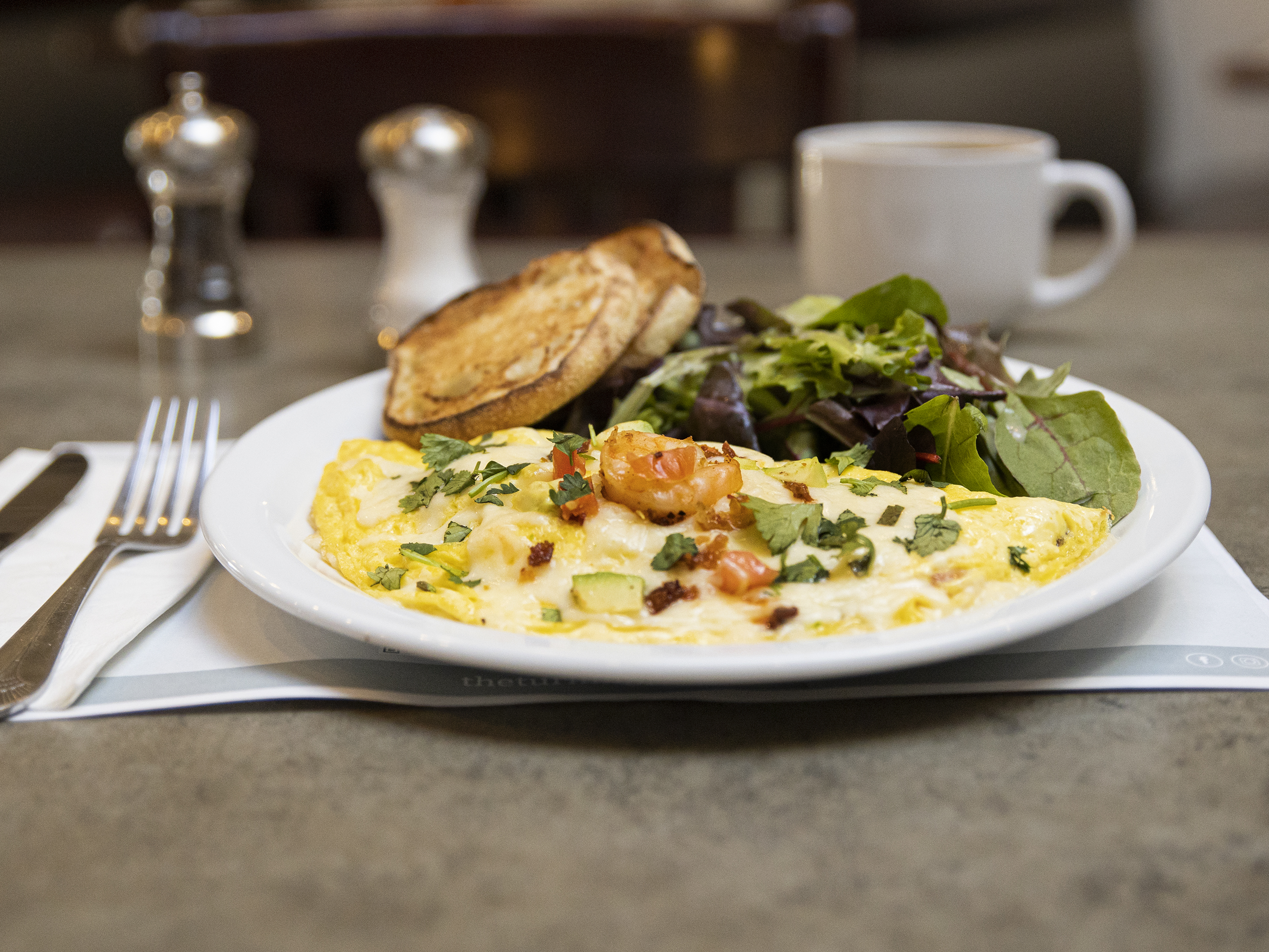 Order Key West Shrimp Omelet food online from Turning Point Of Doylestown store, Doylestown on bringmethat.com