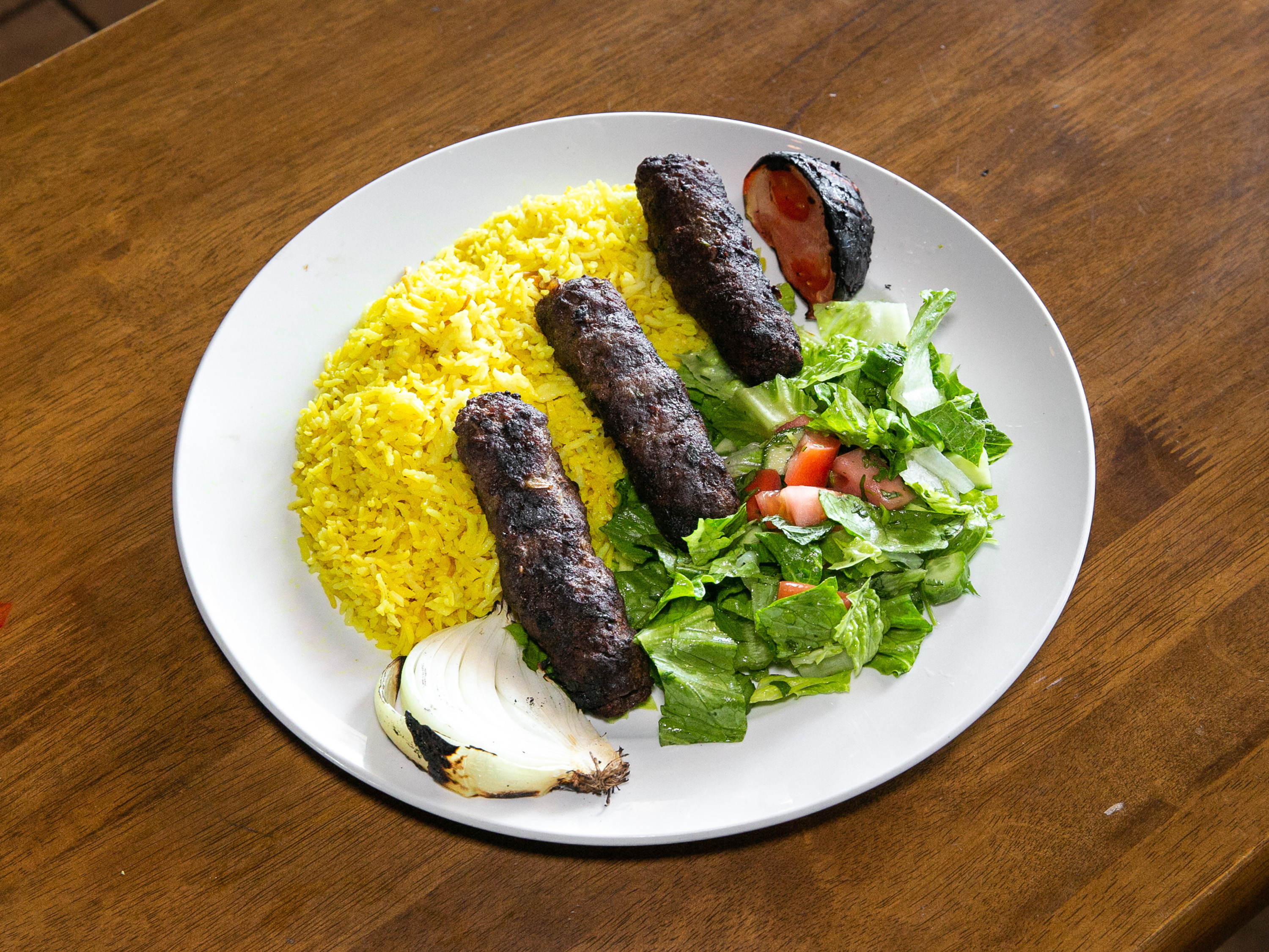 Order Kefta Kabob food online from Mango Restaurant store, Niles on bringmethat.com