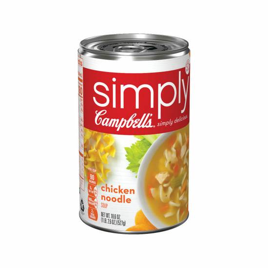 Order Campbell's Simply Chicken Noodle Soup food online from IV Deli Mart store, Goleta on bringmethat.com