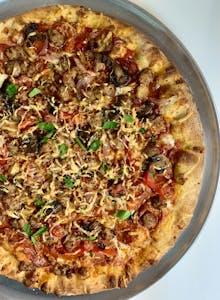Order Supreme Pizza food online from Apogee Coffee And Draft store, Olathe on bringmethat.com