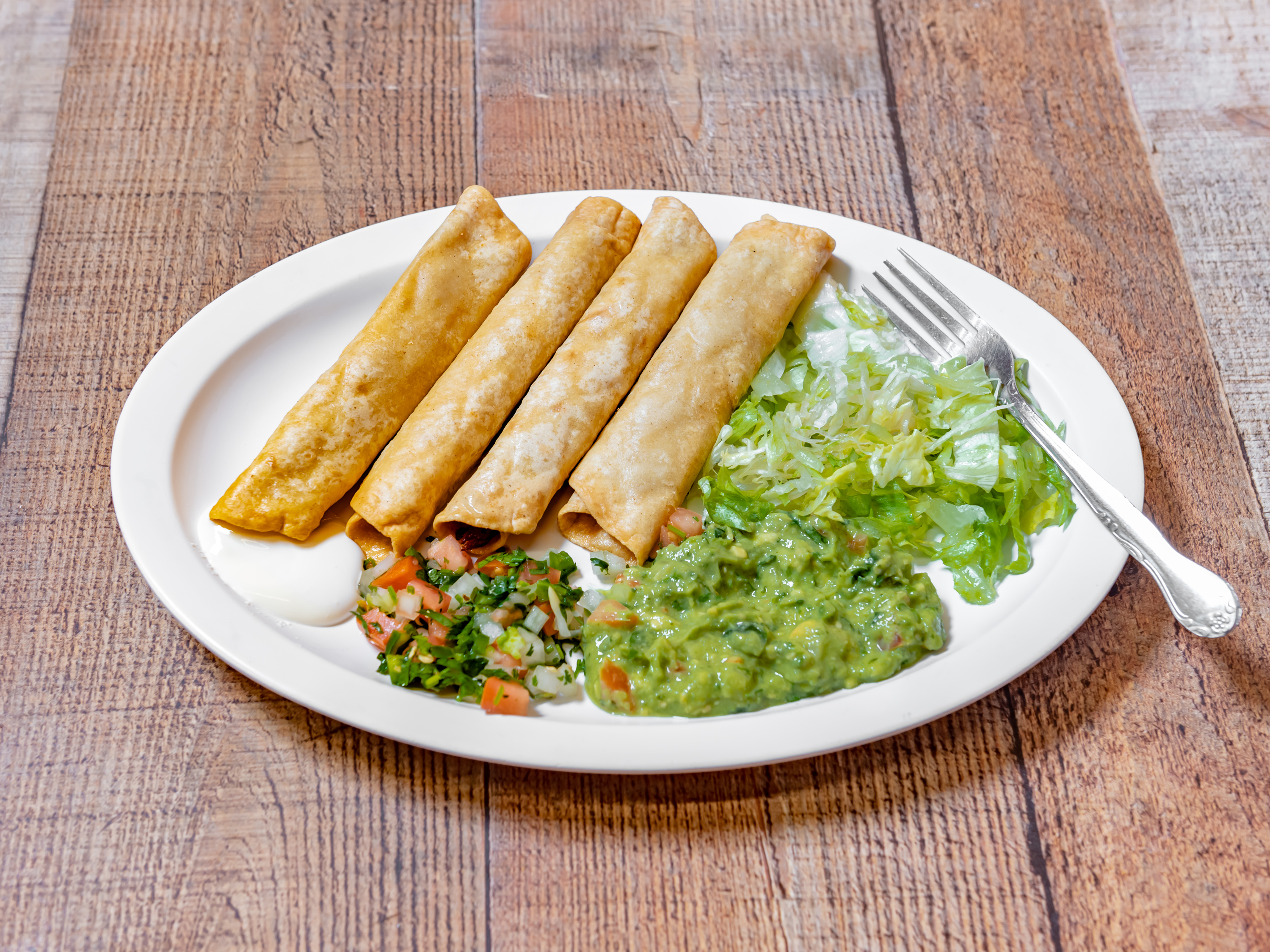 Order #8. Flautas food online from Burrito Autentico Express store, Bear on bringmethat.com