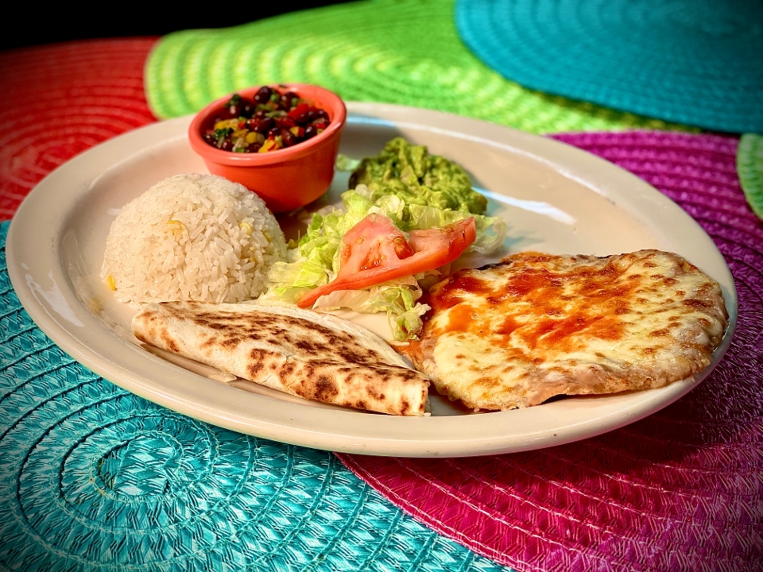 Order Vegetarian Combination food online from Fiesta mexicana store, Chicago on bringmethat.com