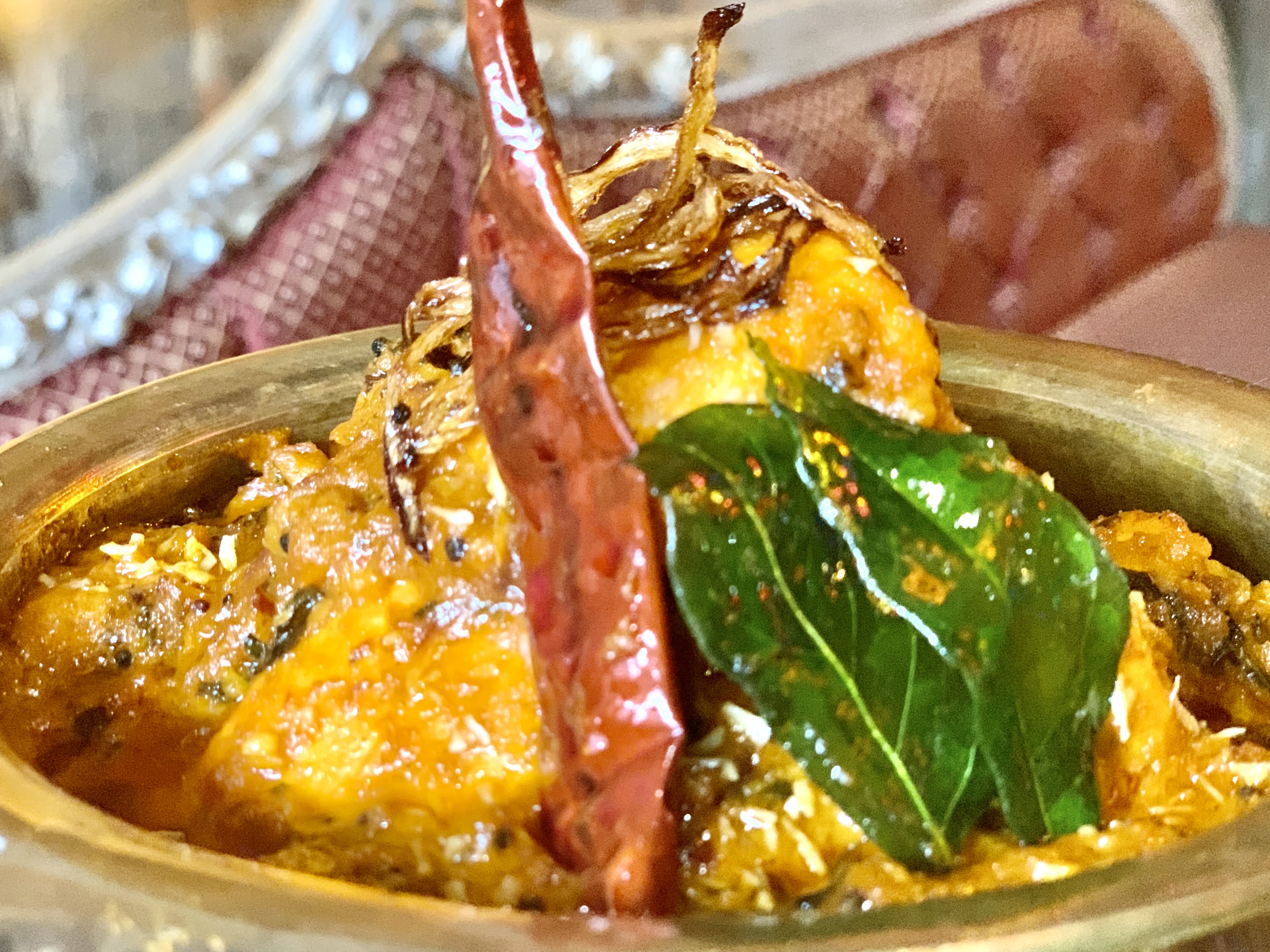 Order Malabar Seabass Curry food online from Bombay Chowk store, New York on bringmethat.com