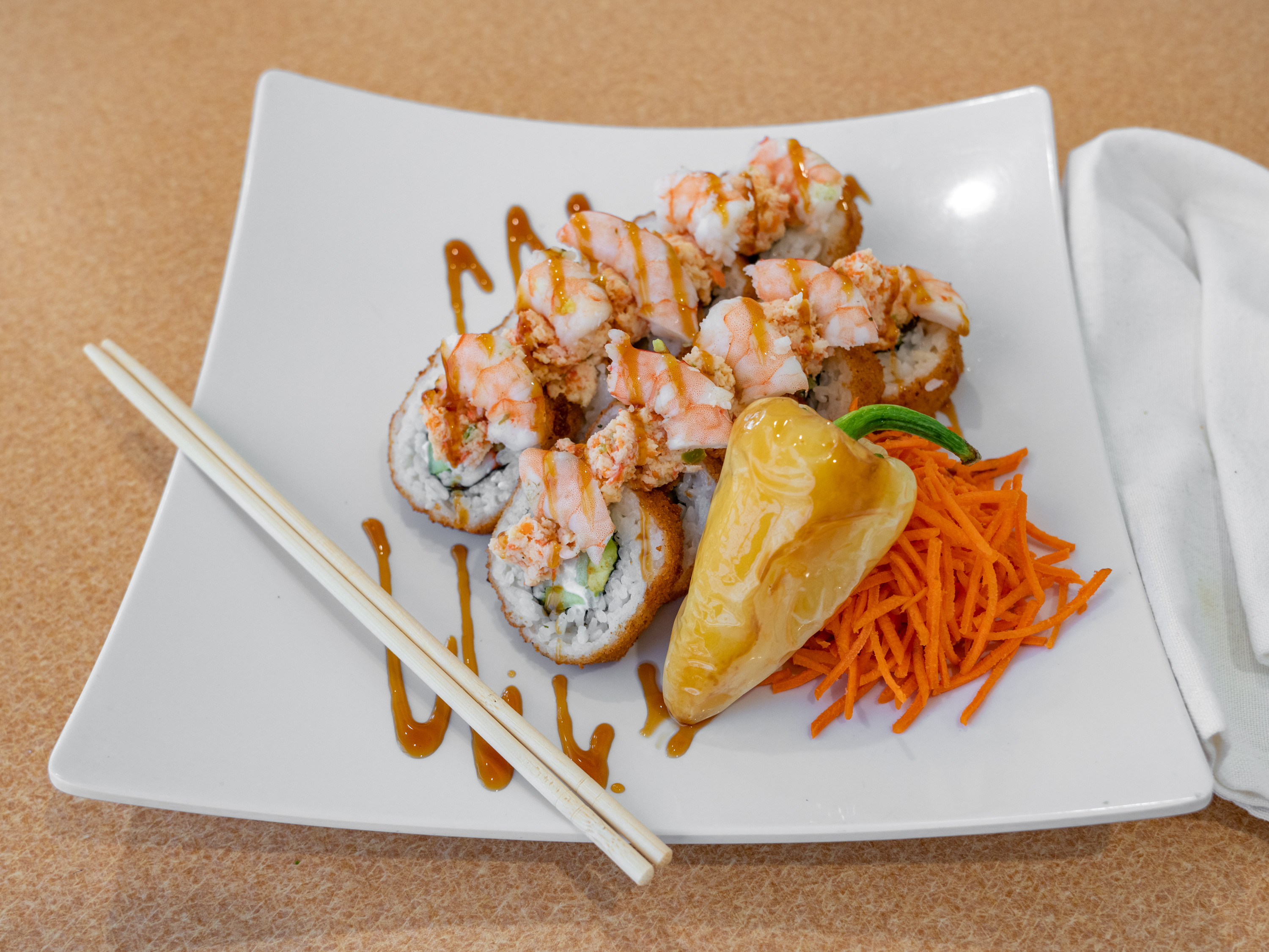 Order Guerra Roll food online from Mr. Sushi store, Fresno on bringmethat.com