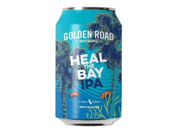 Order Golden Road Brewing Heal The Bay IPA - 6x 12oz Cans food online from Wine Expo store, Santa Monica on bringmethat.com