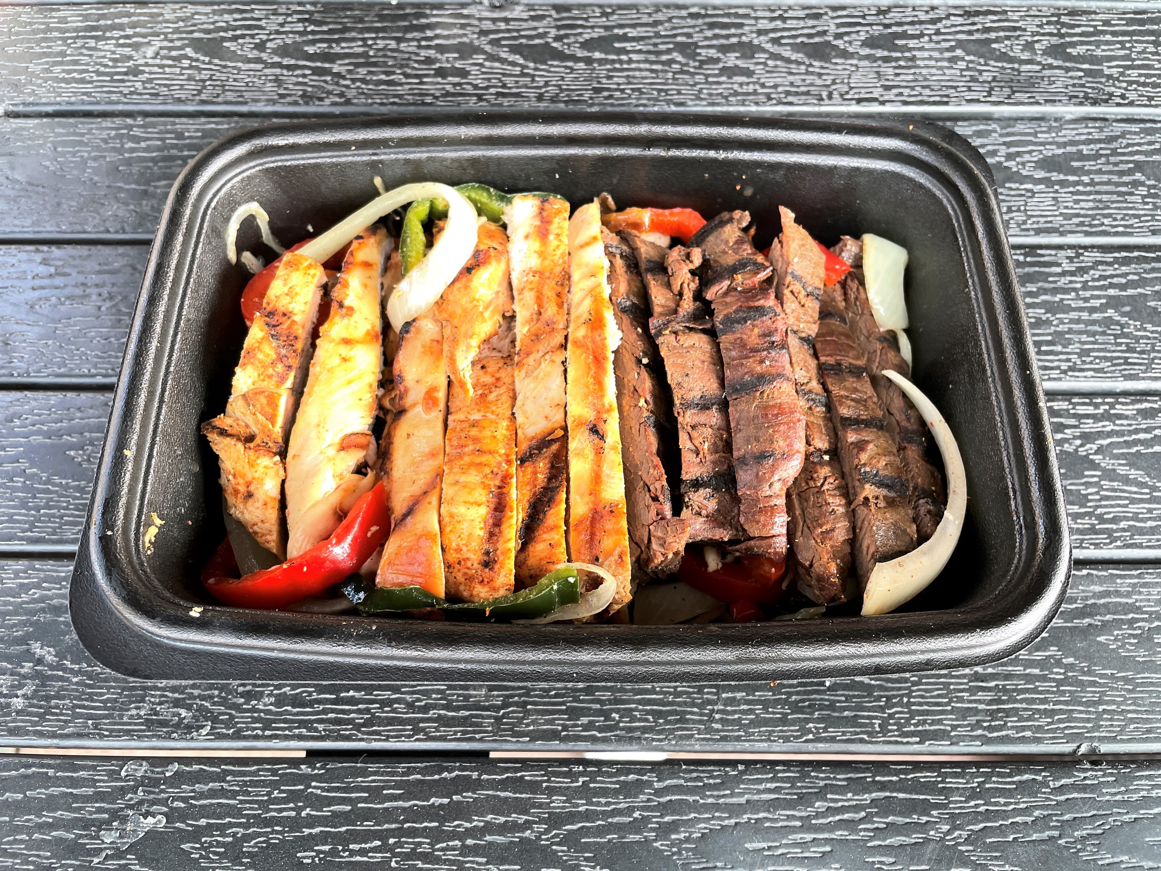 Order Combo Fajitas  food online from Blue Mesa Grill store, Addison on bringmethat.com