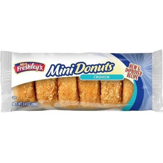 Order Mrs Freshley's Crunch Mini Donuts - 6 Count food online from Fastbreak Convenience Store - Stewart Ave Market store, Medford on bringmethat.com