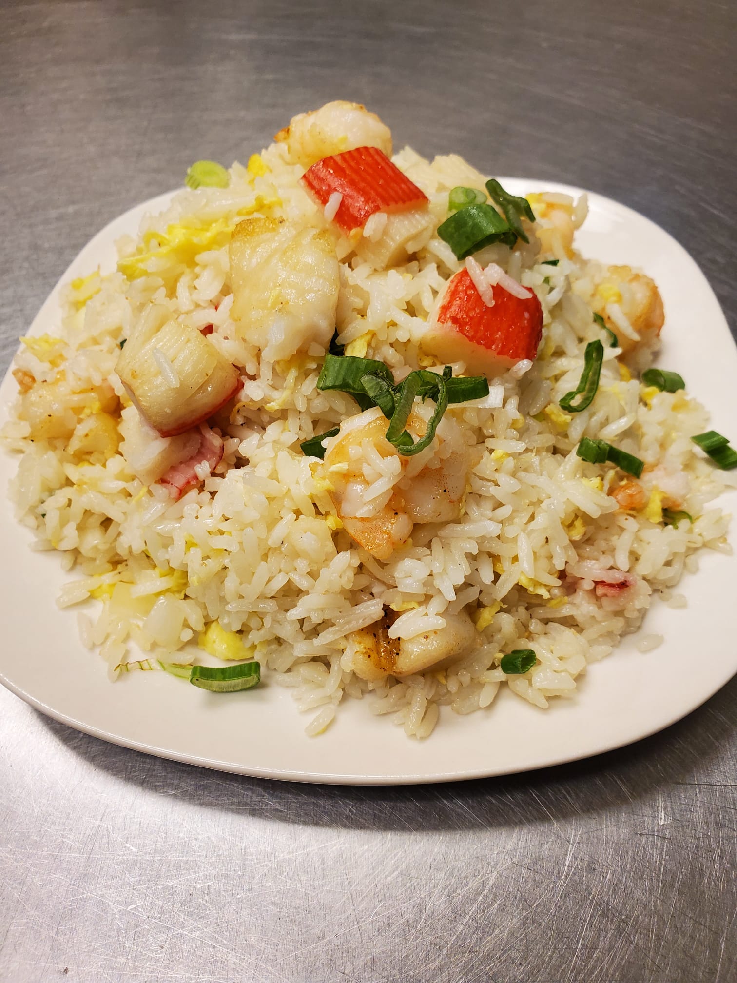 Order Seafood Fried Rice food online from Panda Kitchen store, Houston on bringmethat.com