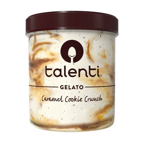 Order Talenti Caramel Cookie Crunch Gelato (1 Pint) food online from Goodpop Shop store, Austin on bringmethat.com