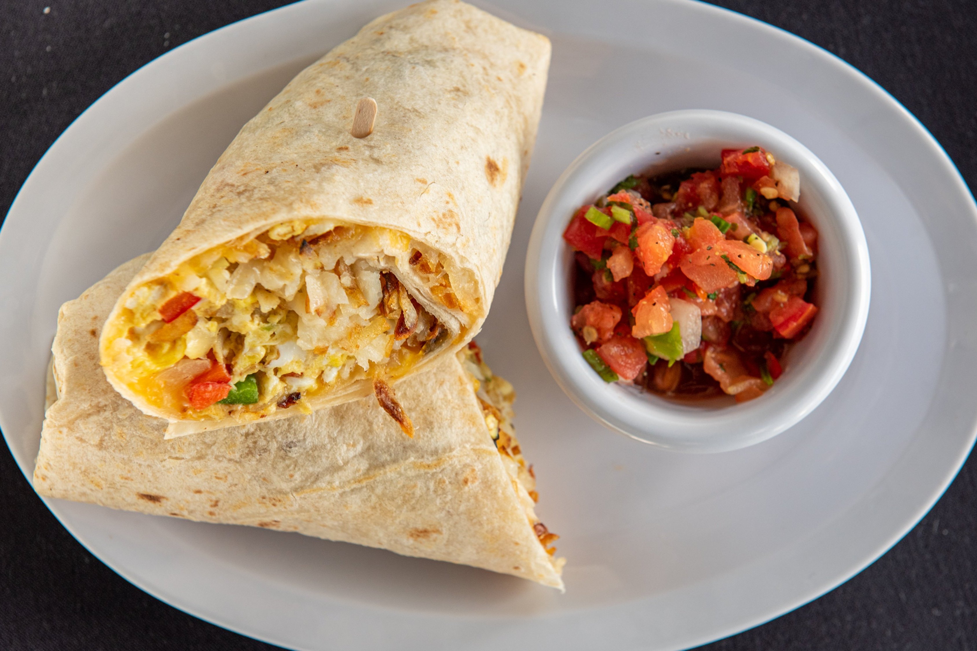 Order Baja Breakfast Burrito. food online from Wahoo's store, Henderson on bringmethat.com