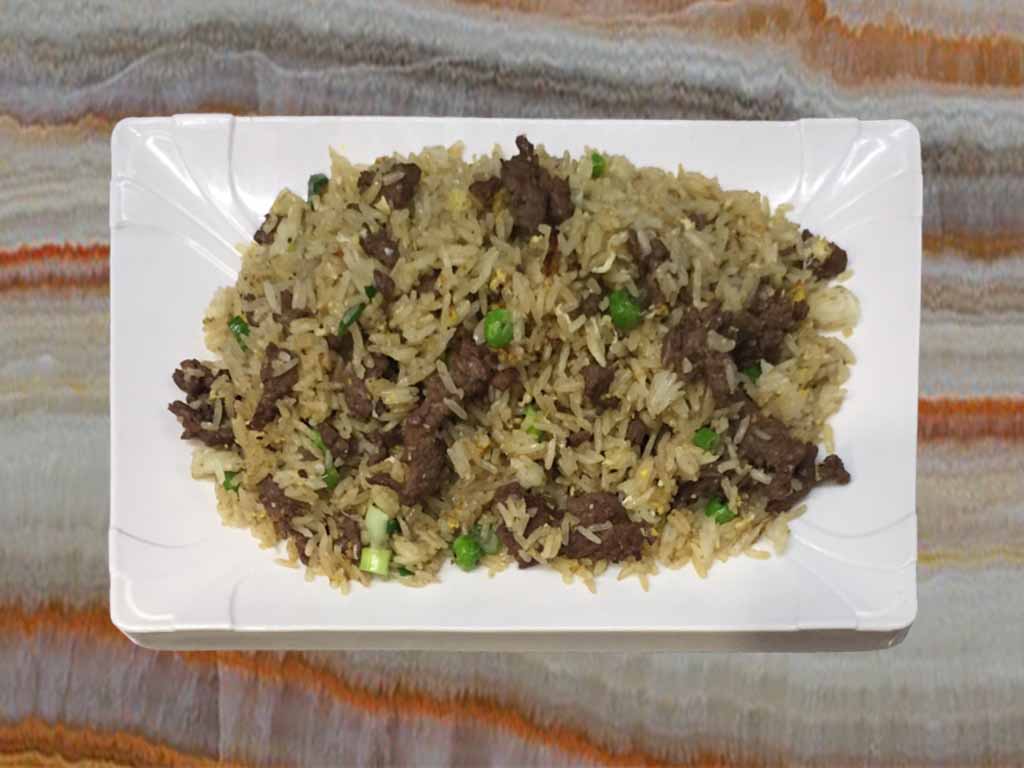 Order 755. Beef Fried Rice food online from San Sun store, San Francisco on bringmethat.com