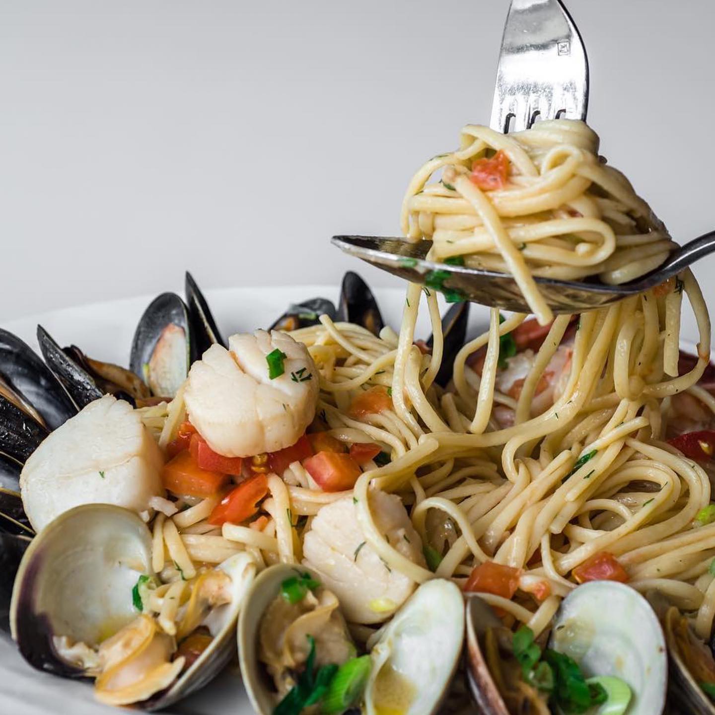 Order Seafood Linguini food online from Kyma store, Roslyn on bringmethat.com
