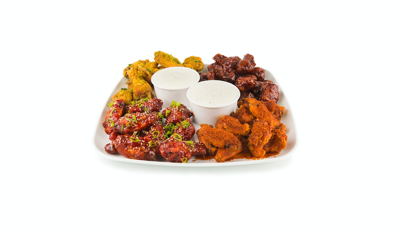Order Wing Platter (40 Pcs.)  food online from Starbird Wings store, Campbell on bringmethat.com