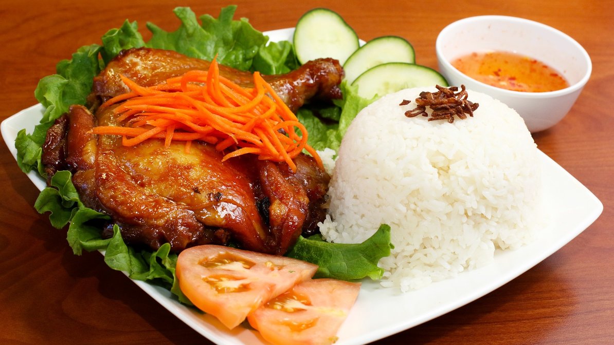 Order 5 Pieces of Spice Chicken Rice Plate food online from Sunflower Garden store, San Francisco on bringmethat.com
