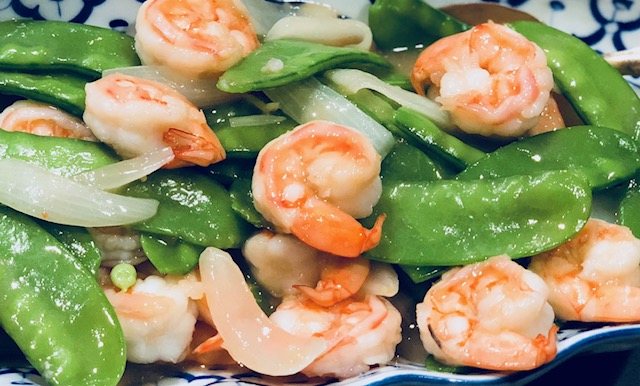Order S11. Shrimp with Pea Pods food online from Nagoya store, Medford on bringmethat.com