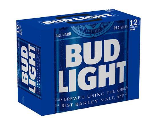 Order Bud Light, 12pk-12oz can beer (4.2% ABV) food online from Samco Food Store store, Bakersfield on bringmethat.com