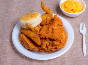 Order 3. Two Piece White Combo food online from Chester Chicken store, Indianapolis on bringmethat.com