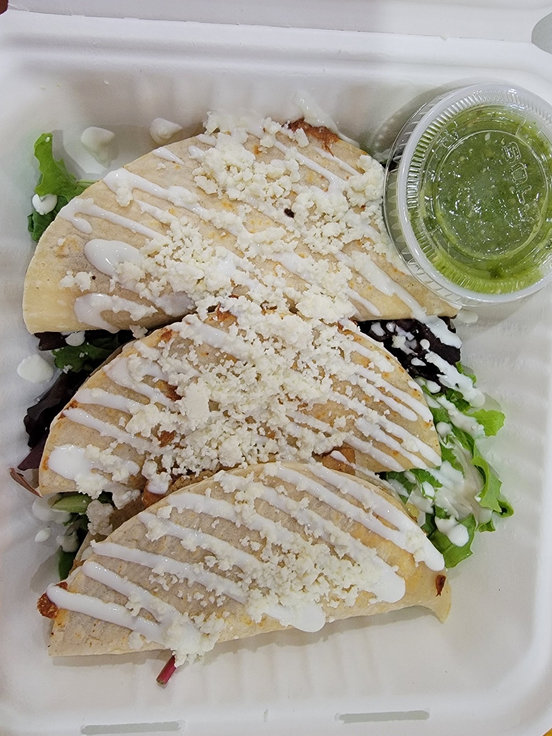 Order Mexican Quesadillas  food online from El paso mexican grill store, Brooklyn on bringmethat.com