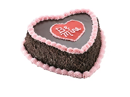 Order Be Mine Heart 8 Inch  Valentine Cake food online from Carvel cake store, New York on bringmethat.com