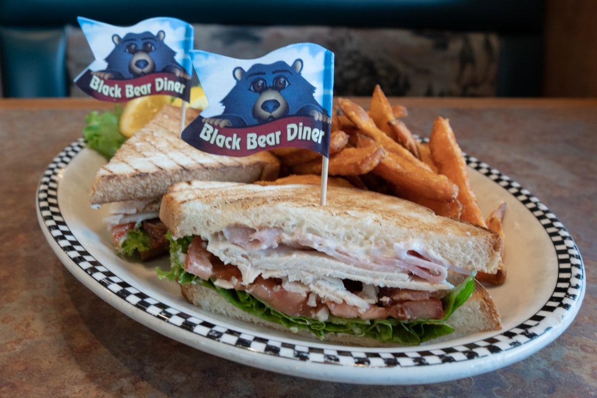 Order Small Club Sandwich food online from Black Bear Diner store, Cottonwood on bringmethat.com