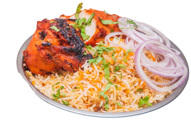 Order Tandoori Chicken Biryani food online from Star of India store, Ferndale on bringmethat.com
