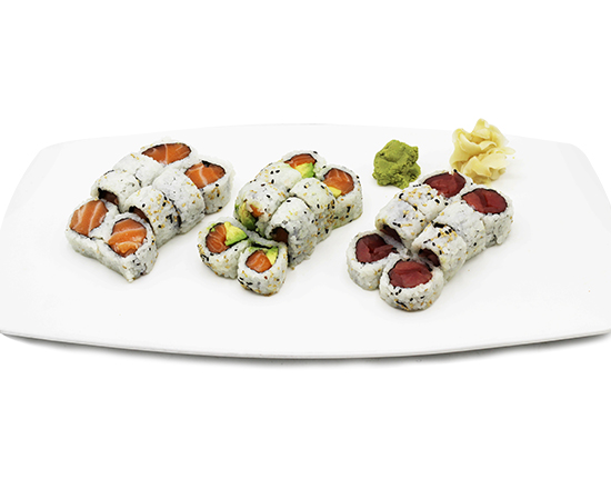 Order Pick 3 Classic Sushi Rolls food online from Chin-Chin Cafe store, Ashburn on bringmethat.com