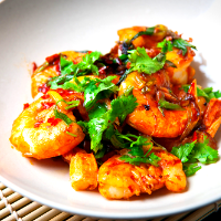 Order Chilli Shrimp food online from Hyderabad Express Indian Bistro store, Quincy on bringmethat.com