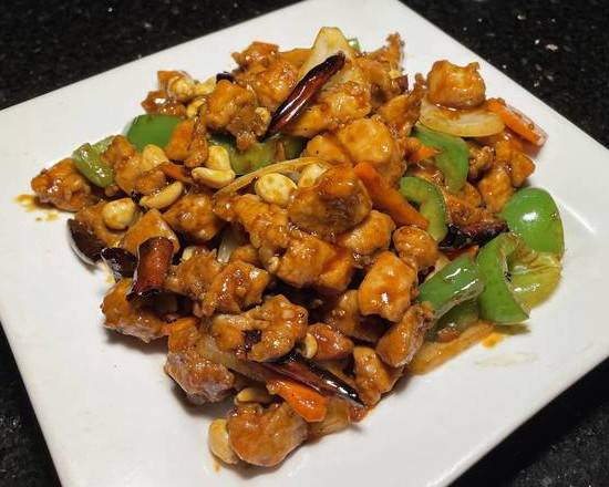 Order Kung Pao Chicken (Chinese Style) food online from Red Door Chinese Eatery store, St. Louis on bringmethat.com
